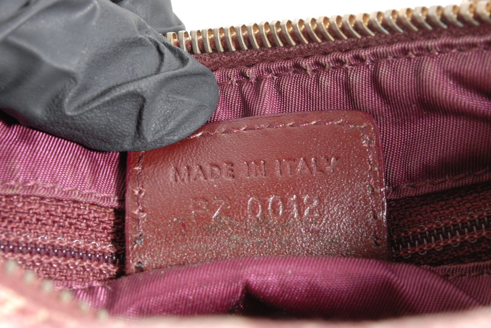 Christian Dior Trotter Handbag - Bordeaux, Canvas and Leather