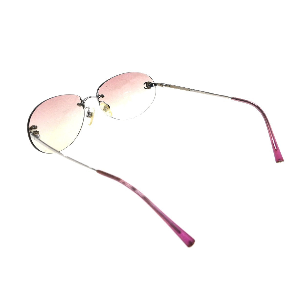 Chanel CC Logos Sunglasses - Pink, Acrylic