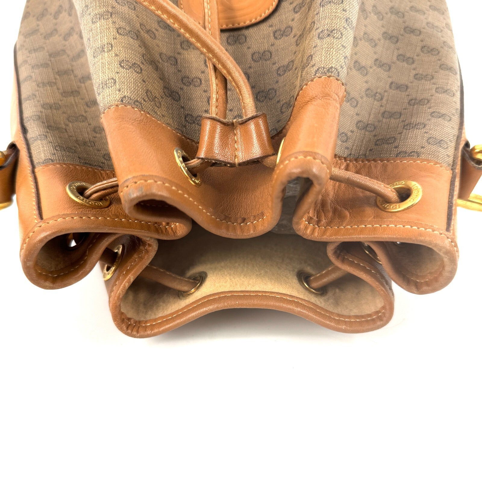 Gucci Micro GG Shoulder Bag - Brown, Leather and PVC