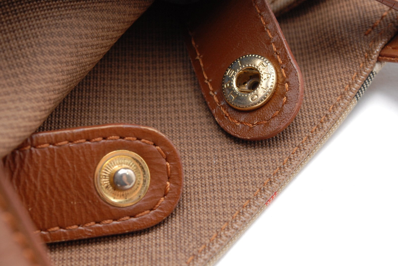 Burberry Nova Check Tote Hand Bag - Brown Beige, Leather