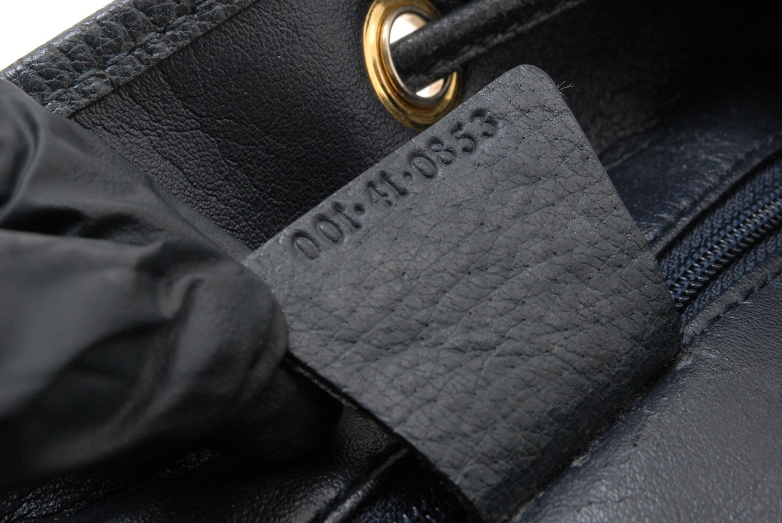 Gucci GG Bucket Bag Shoulder Bag - Navy Blue, Canvas and Leather