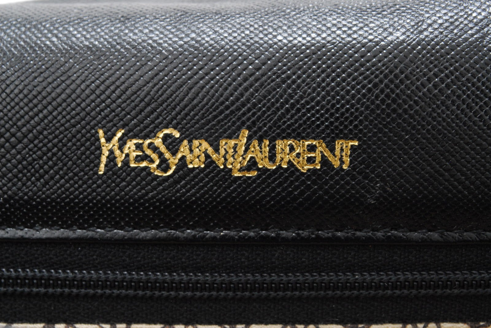 Saint Laurent Clutch Bag - Black, Leather Calfskin 