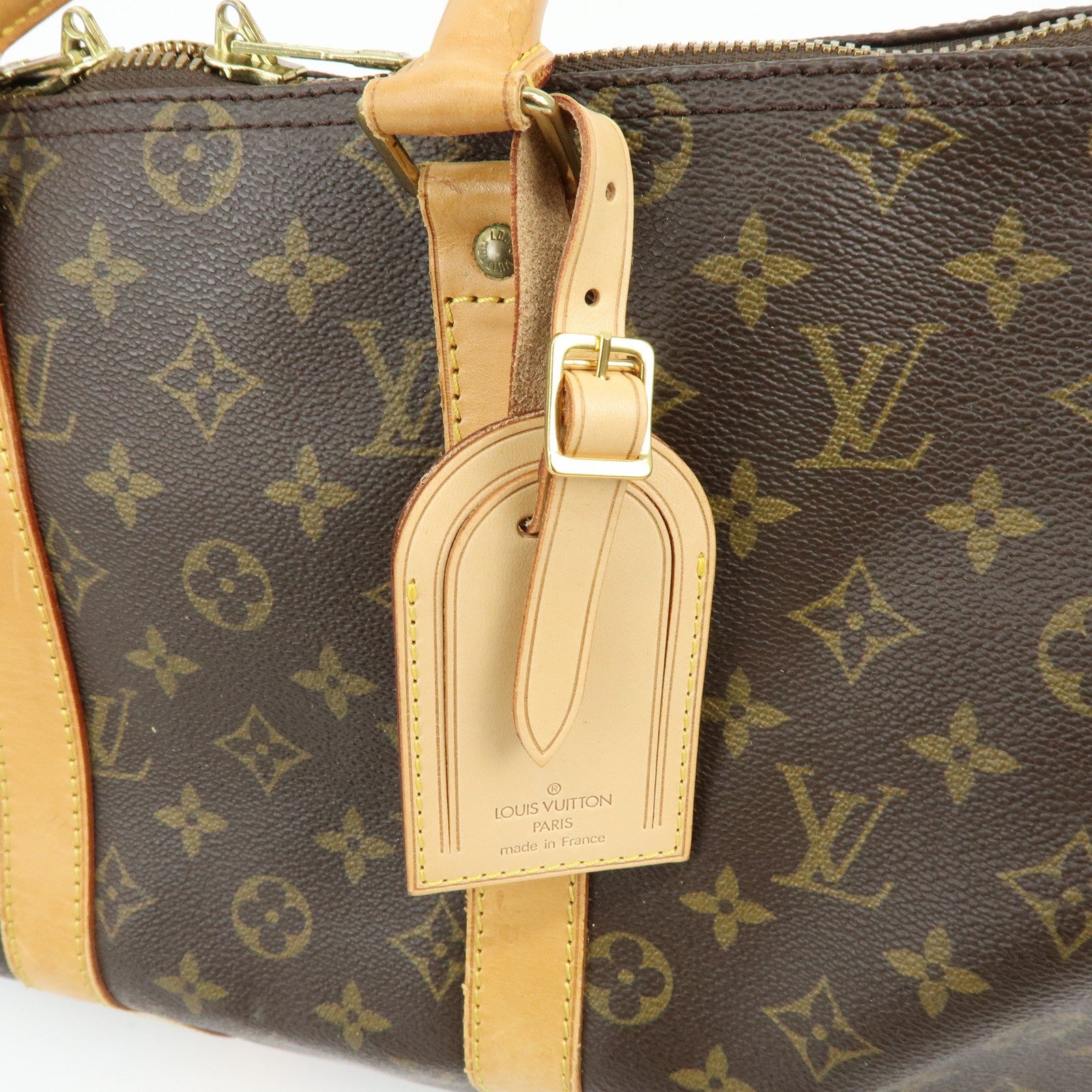 Louis Vuitton Monogram Keep All 45 Boston Bag - Brown, Monogram Canvas