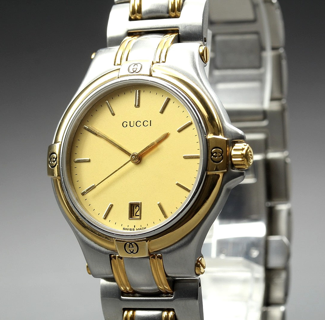 Gucci 9040M Watch - Ivory, Stainless Steel