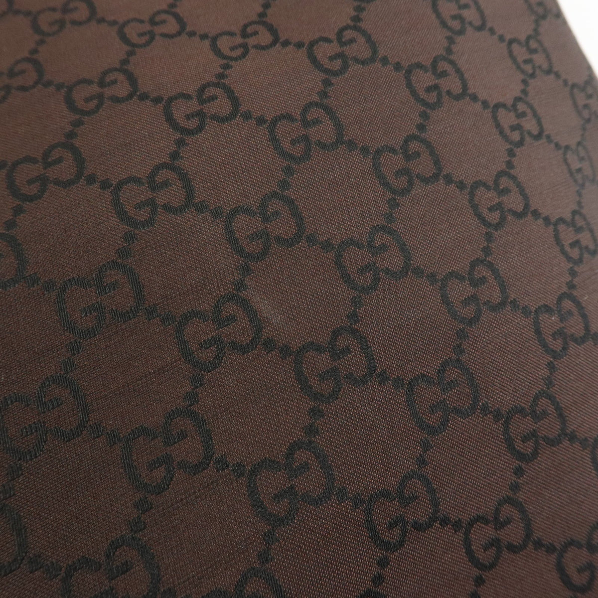Gucci GG Nylon Leather Tote Bag - Brown, Nylon Leather