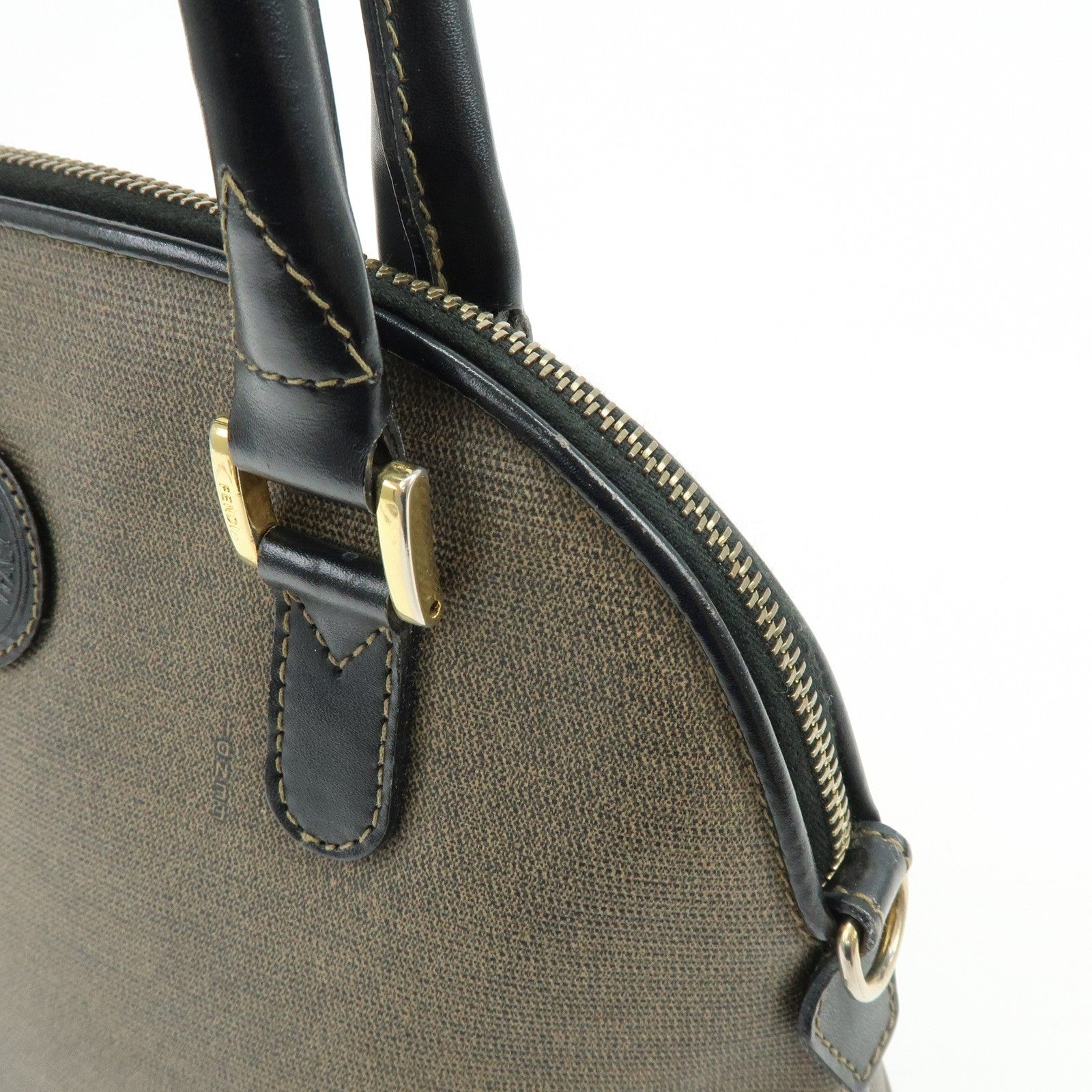 Fendi 2Way Bag Handbag - Brown, Leather