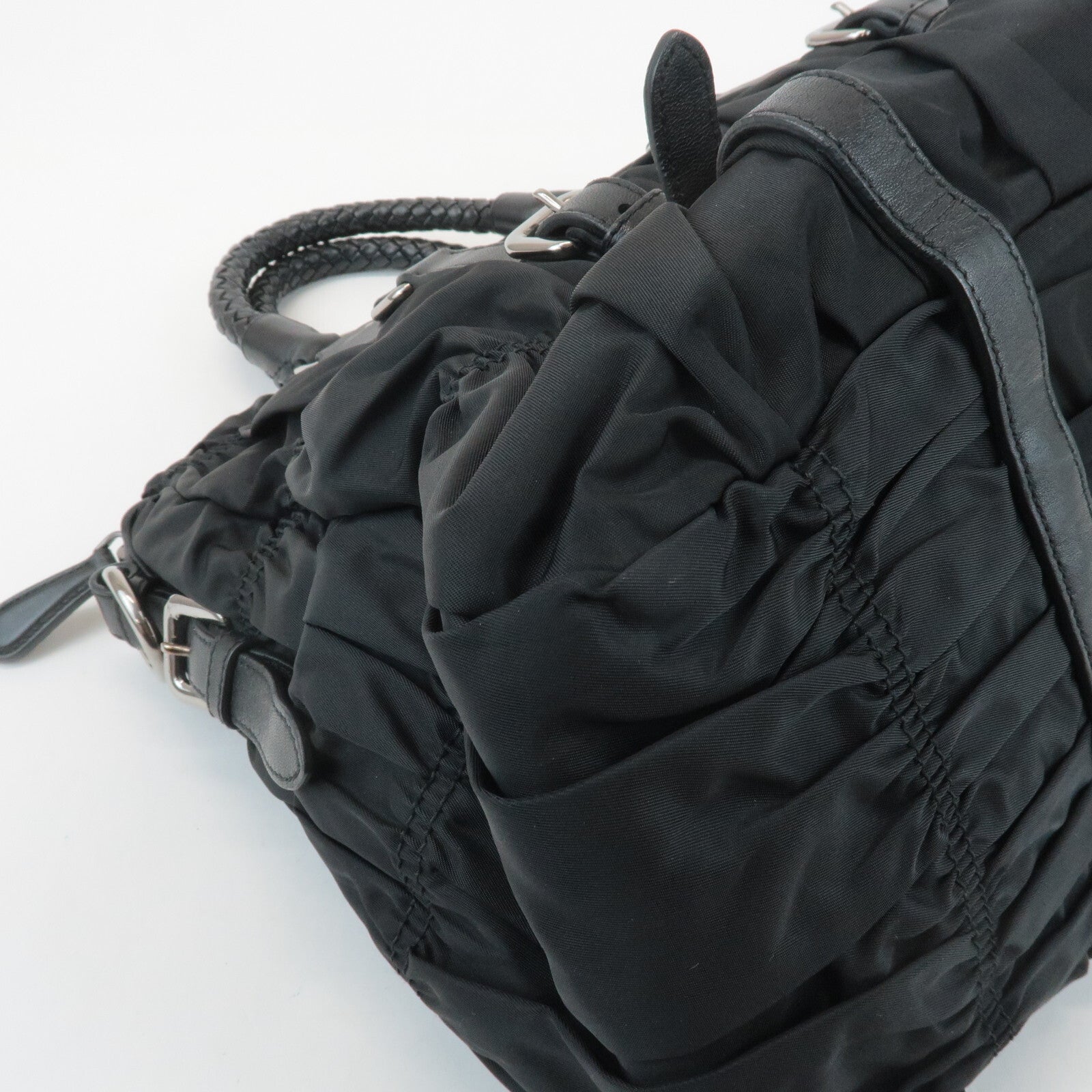 Prada Handbag - Black, Nylon and Leather