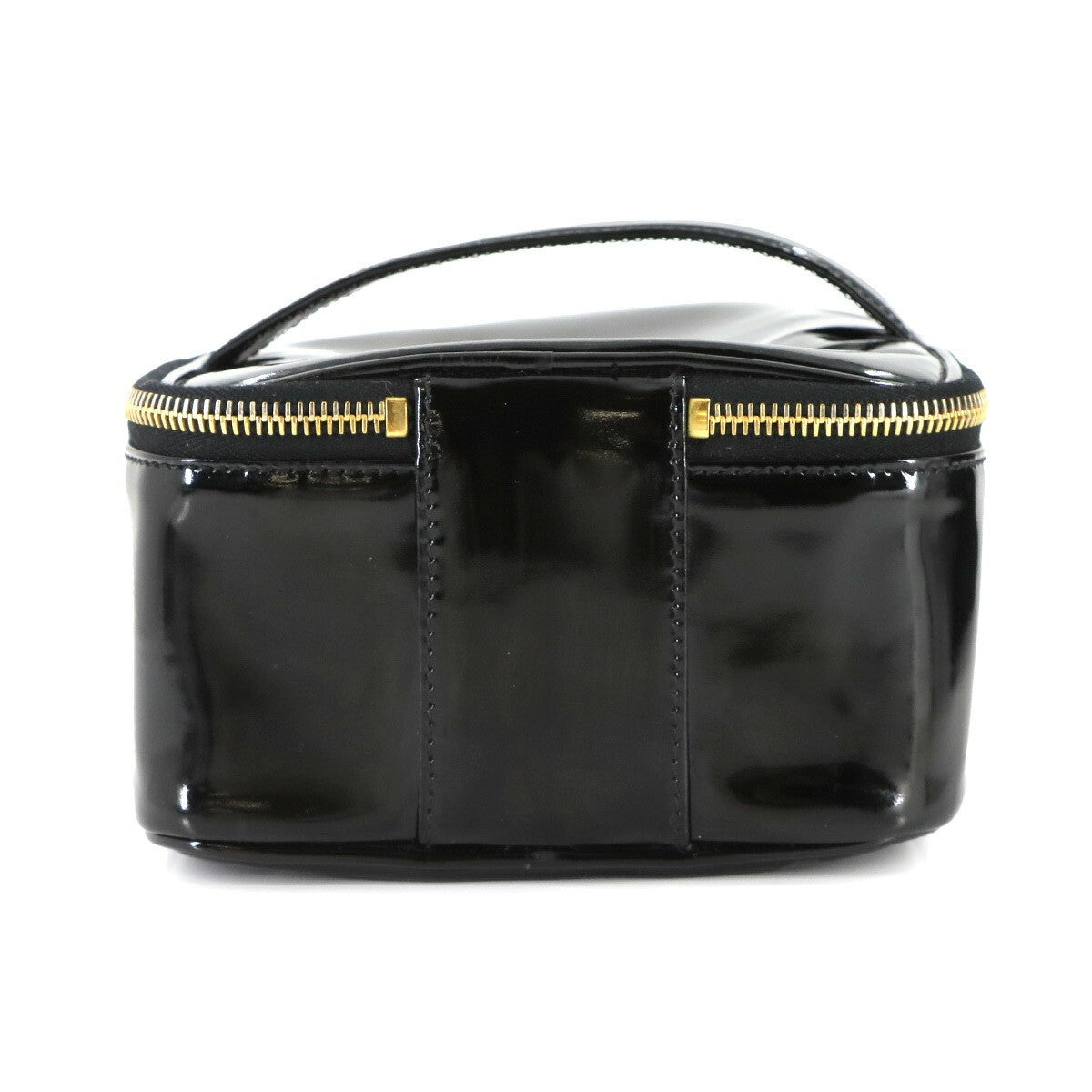 CHANEL CC Vanity Hand Bag - Black, Enamel