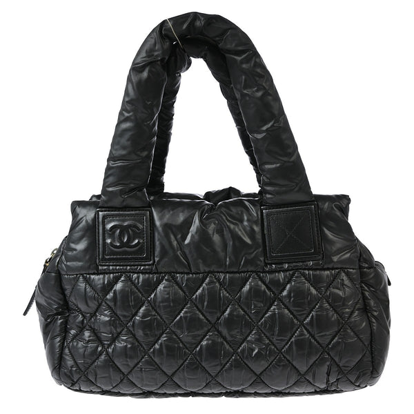 Chanel Coco Cocoon Handbag - Black, Nylon