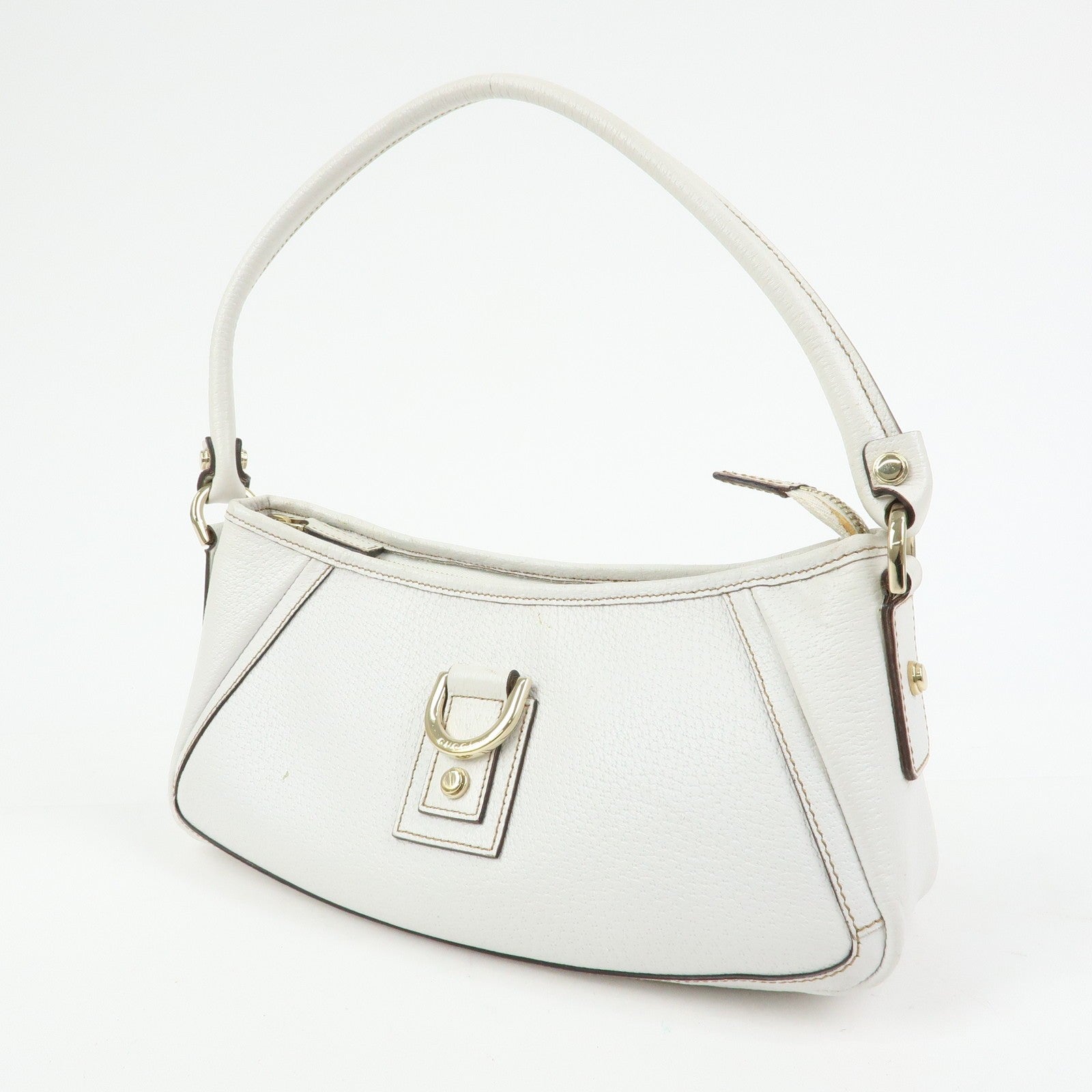 Gucci Abbey Shoulder Bag - White, Leather