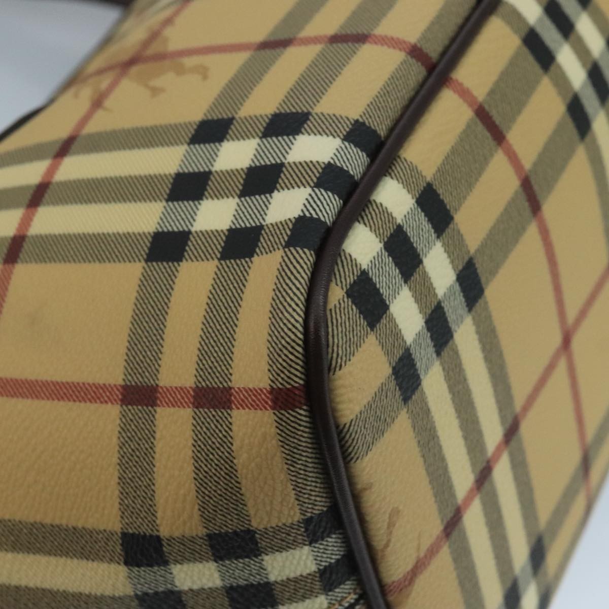 Burberry Nova Check Tote Bag - Beige, PVC Leather