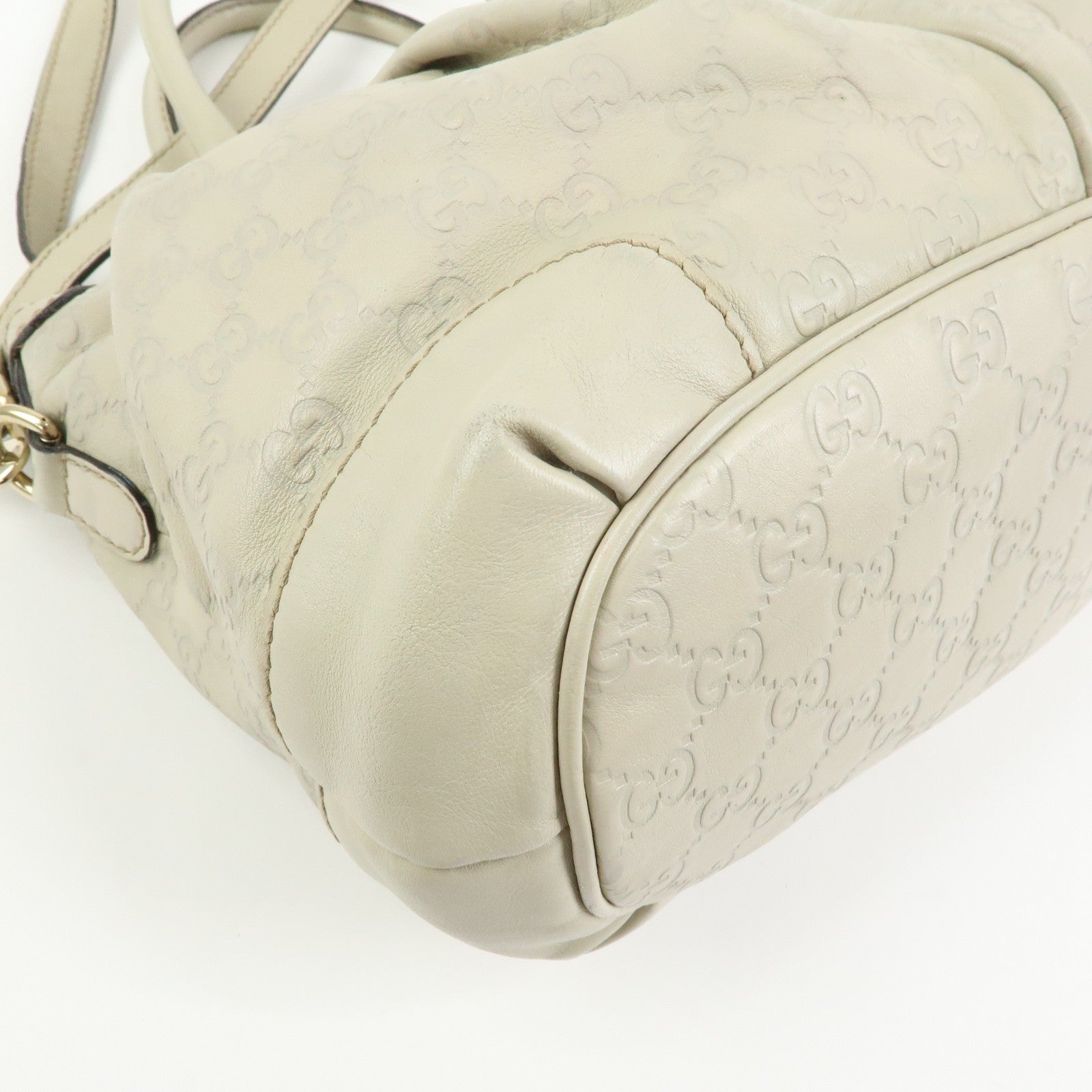 Gucci Sukey 2Way Hand Bag - Ivory, Guccissima Leather