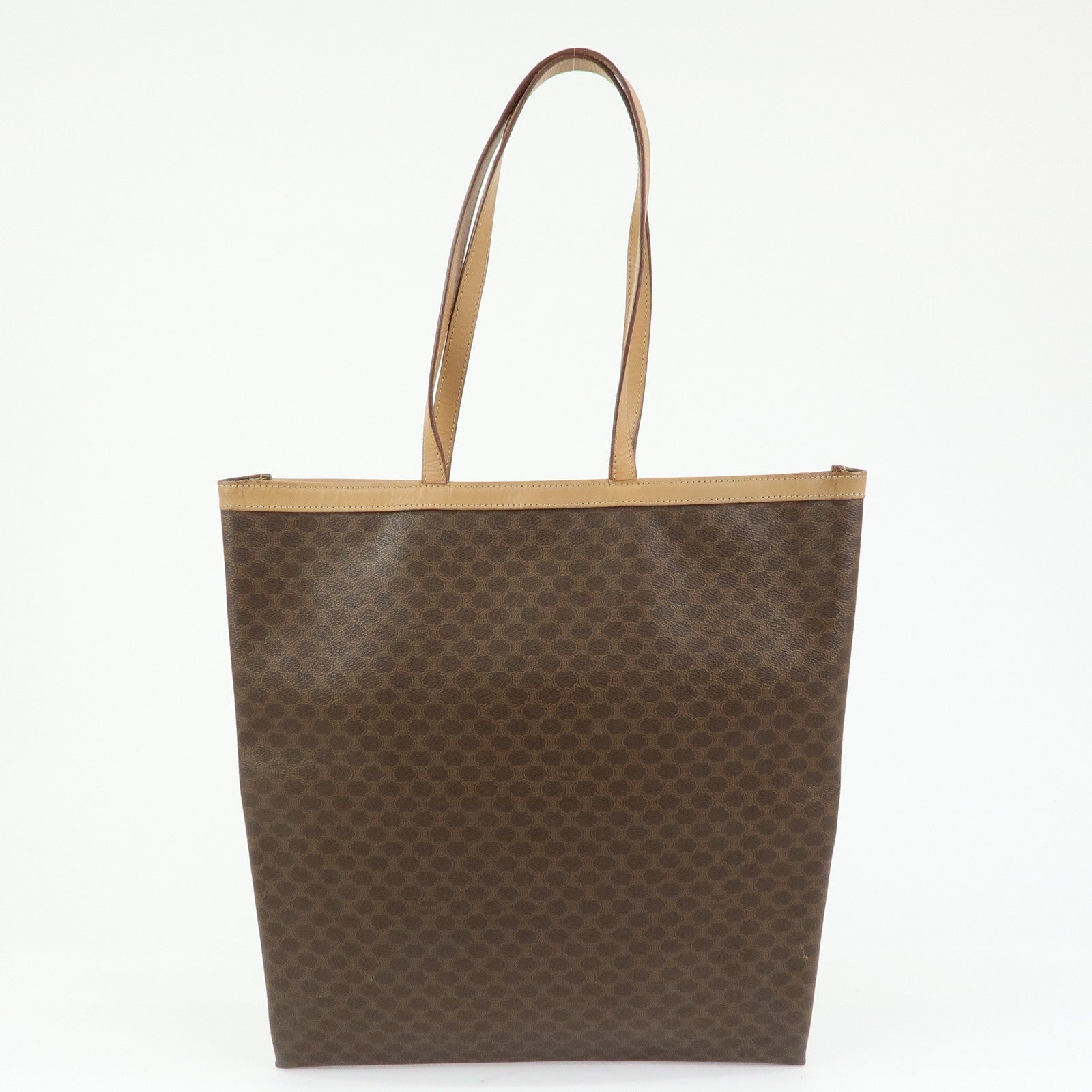 Celine Macadam Tote Bag - Brown, PVC Leather