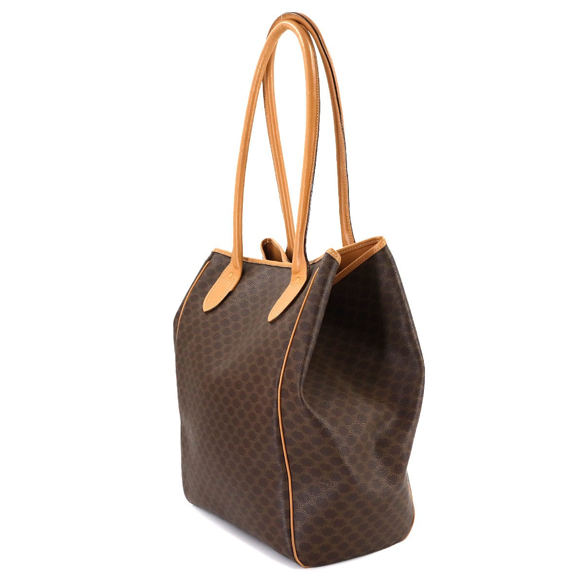 Celine Macadam Shoulder Bag - Brown, Leather PVC 