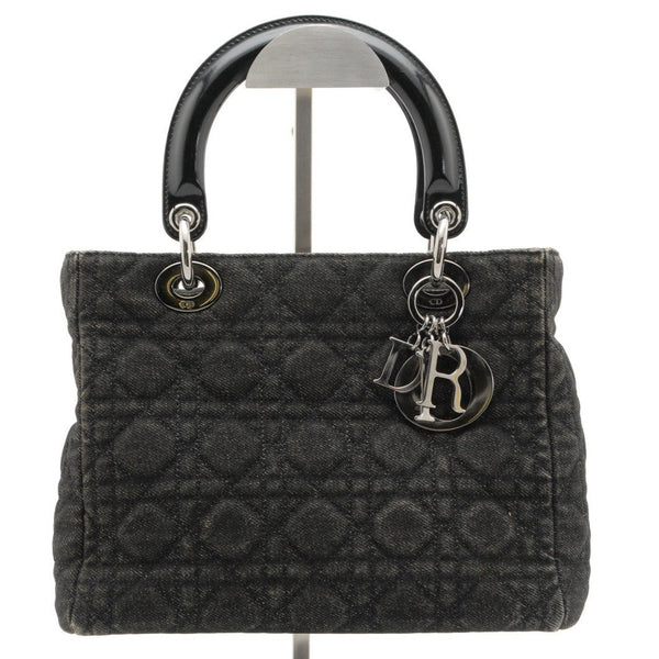 Christian Dior Lady Dior Handbag - Black, Denim