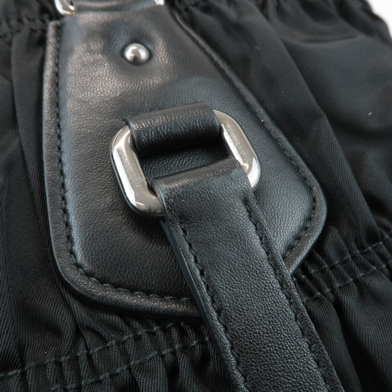 Prada Handbag - Black, Nylon and Leather