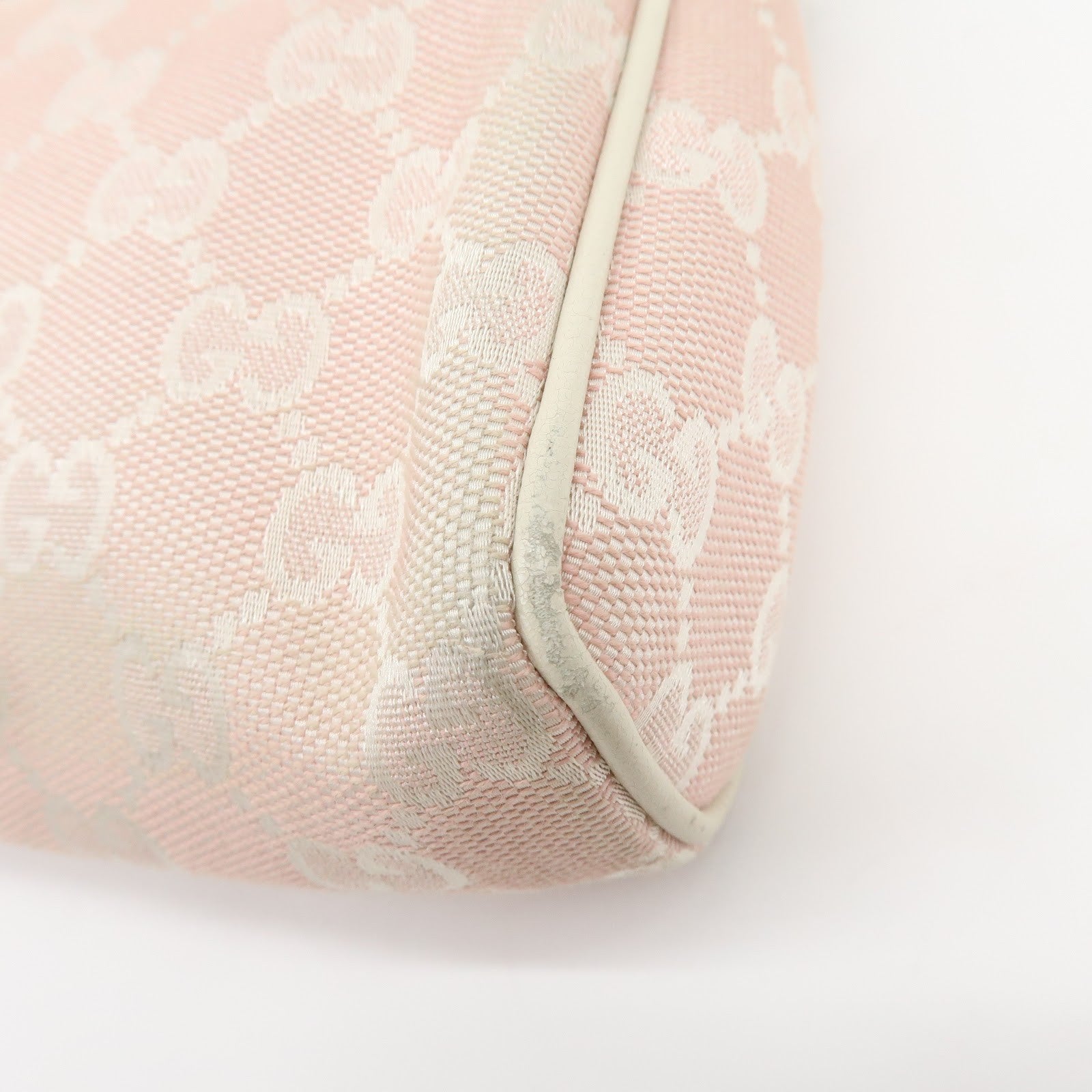 Gucci Abbey Hand Bag - Pink, GG Canvas, Leather