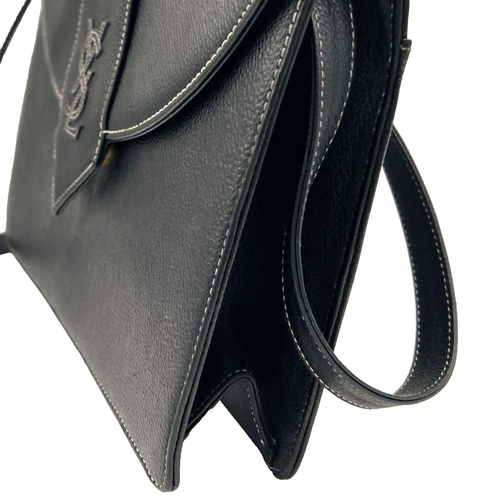 Saint Laurent Yves Shoulder Bag - Black, Leather