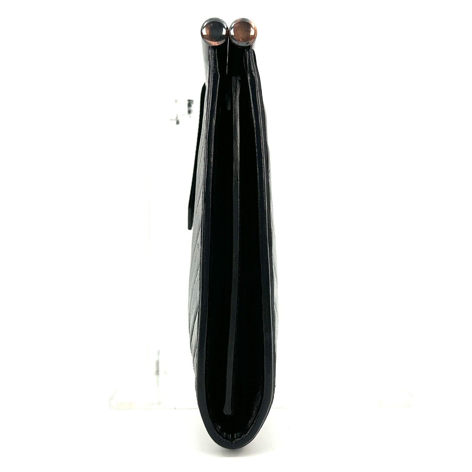 Saint Laurent YSL Clutch - Black, Leather
