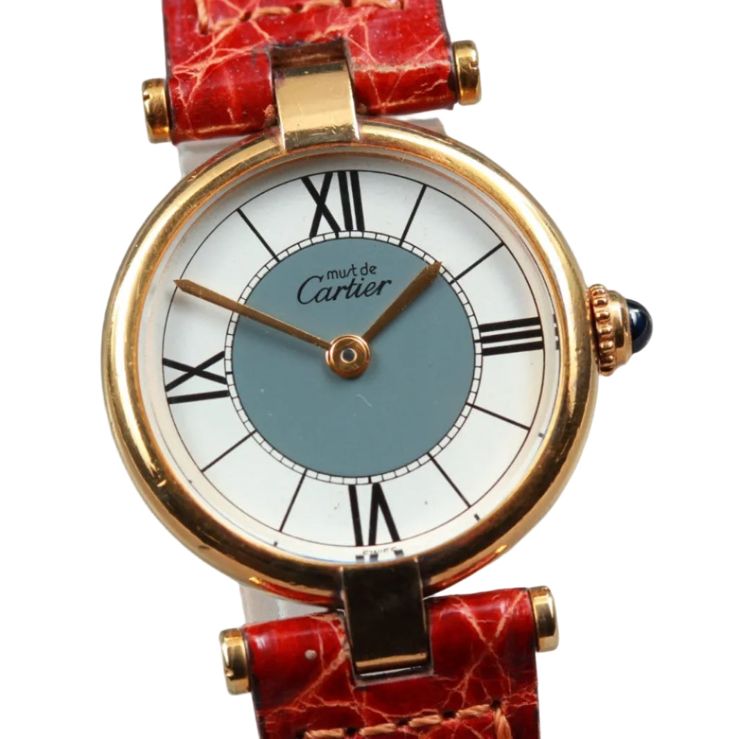 Cartier Vermeil Wristwatch - Gold, Stainless Steel
