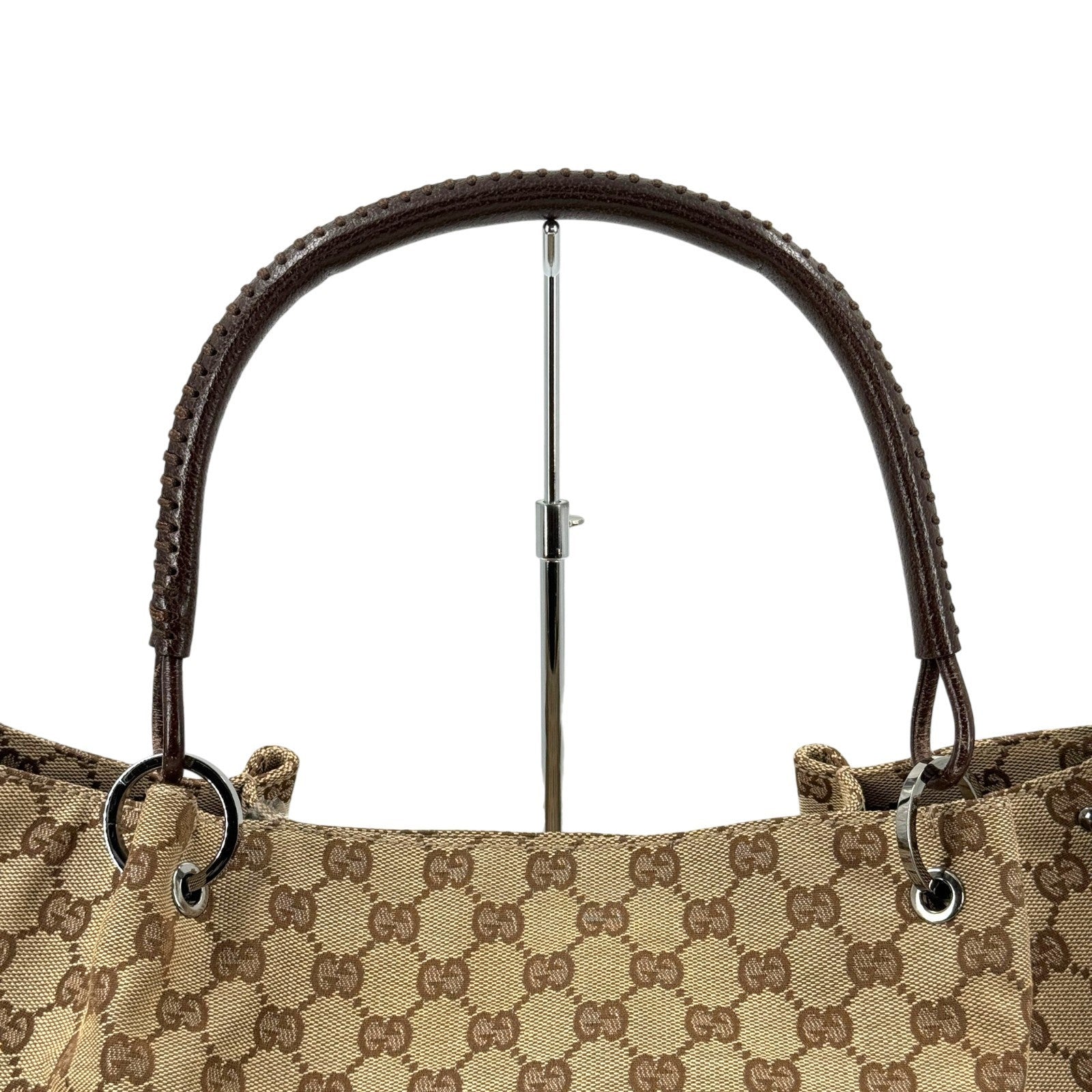 Gucci Abbey Tote Bag - Beige, Canvas and Leather