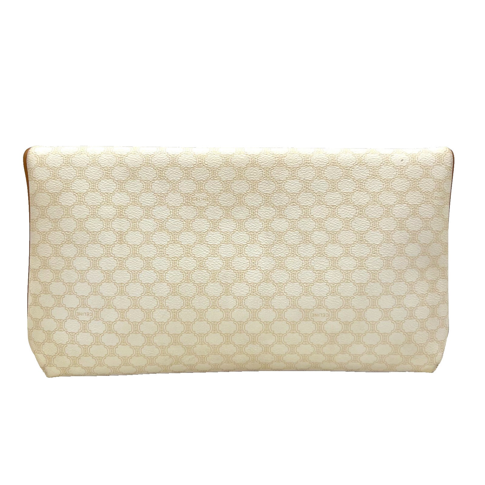 Celine Macadam Clutch - Ivory, Leather