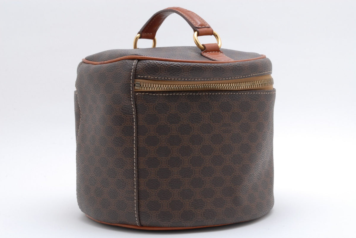 Celine Pouch Bag - Brown, PVC