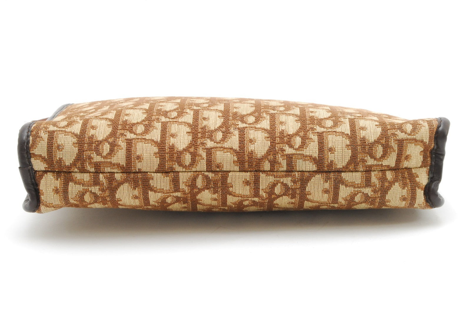 Dior Christian Trotter Clutch - Brown, Canvas Leather