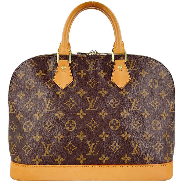 Louis Vuitton Alma Handbag - Brown, Leather