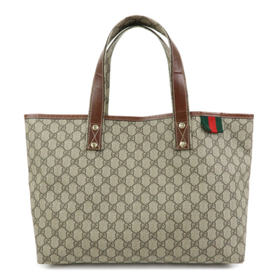 Gucci Tote Bag - Beige Brown, GG Supreme Leather