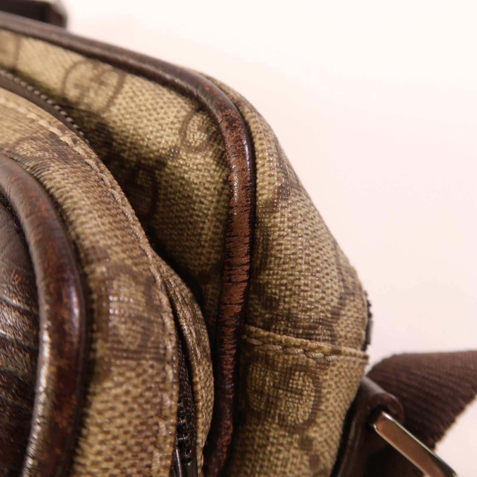 Gucci GG SHW Shoulder Bag - Brown, PVC Coated Canvas