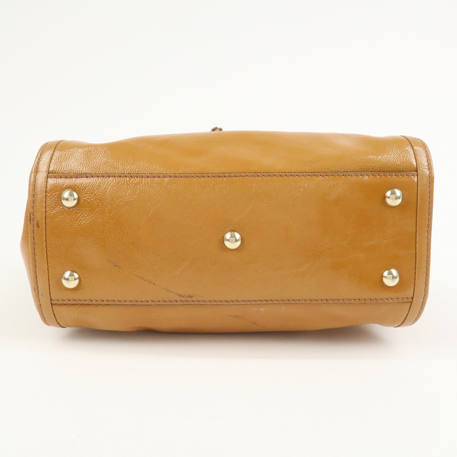 Gucci Soho Interlocking G 2Way Bag - Brown, Patent Leather