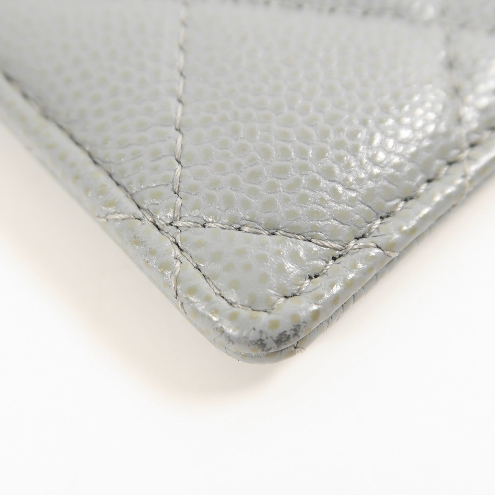 Chanel CC SHW Card Case - Green, Calfskin Leather