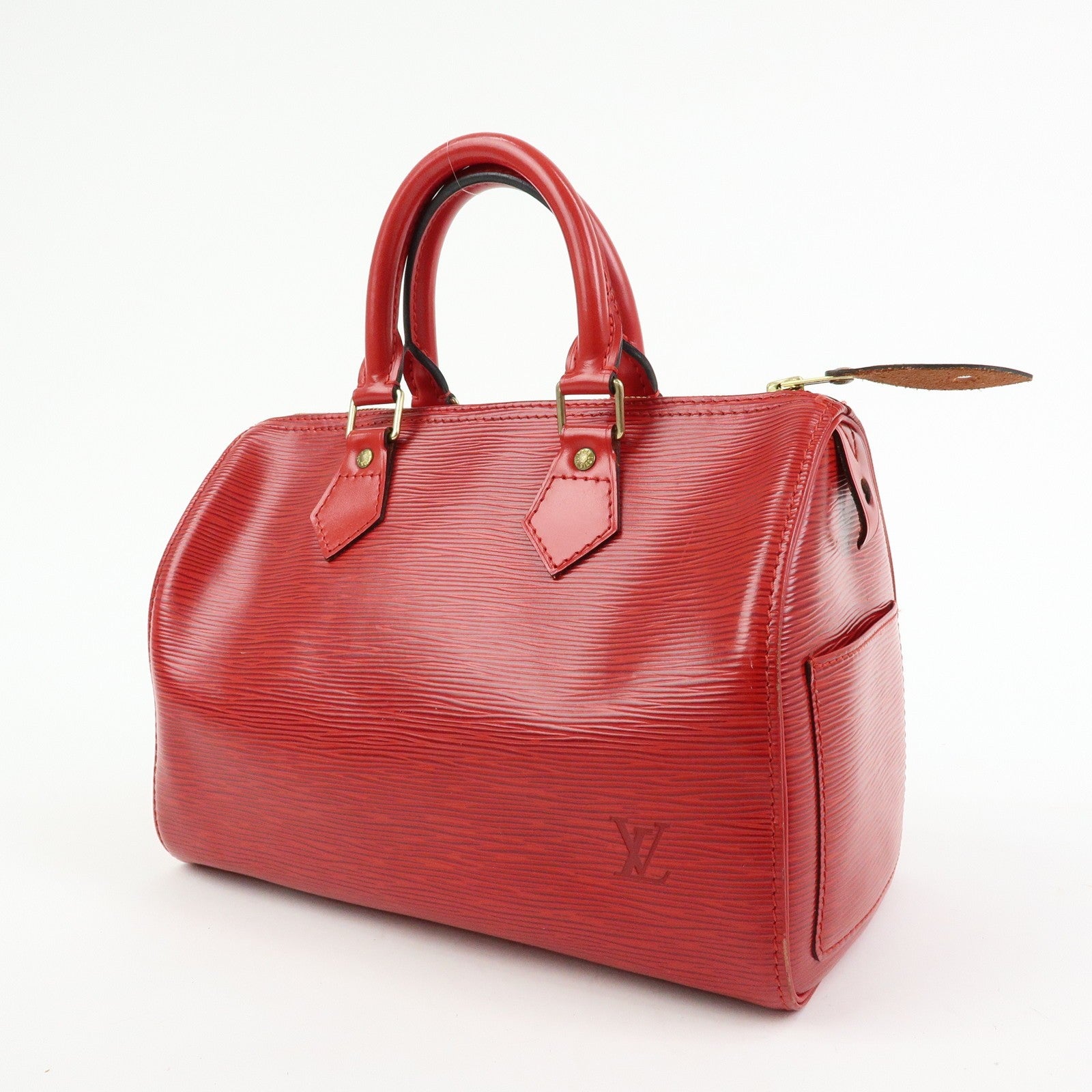 Louis Vuitton Epi Speedy 25 Boston Hand Bag - Castilian Red, Epi Leather