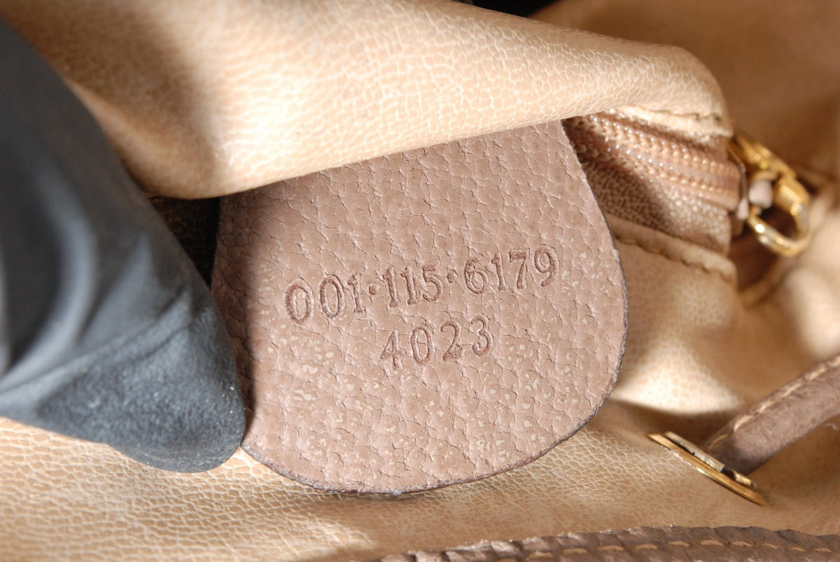Gucci GG Supreme Monogram Canvas Drawstring Bucket Shoulder Bag - Brown, PVC Leather