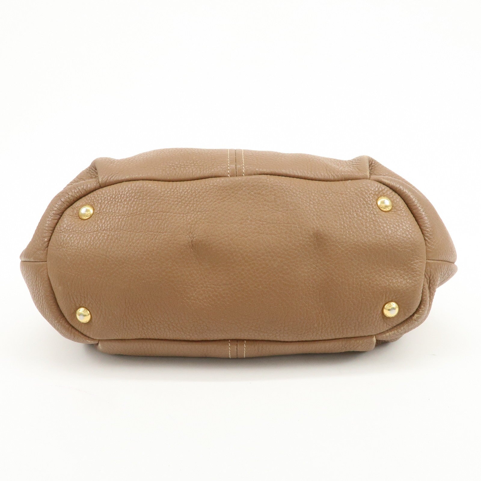 Prada 2Way Bag Hand Bag - Brown, Calf Leather