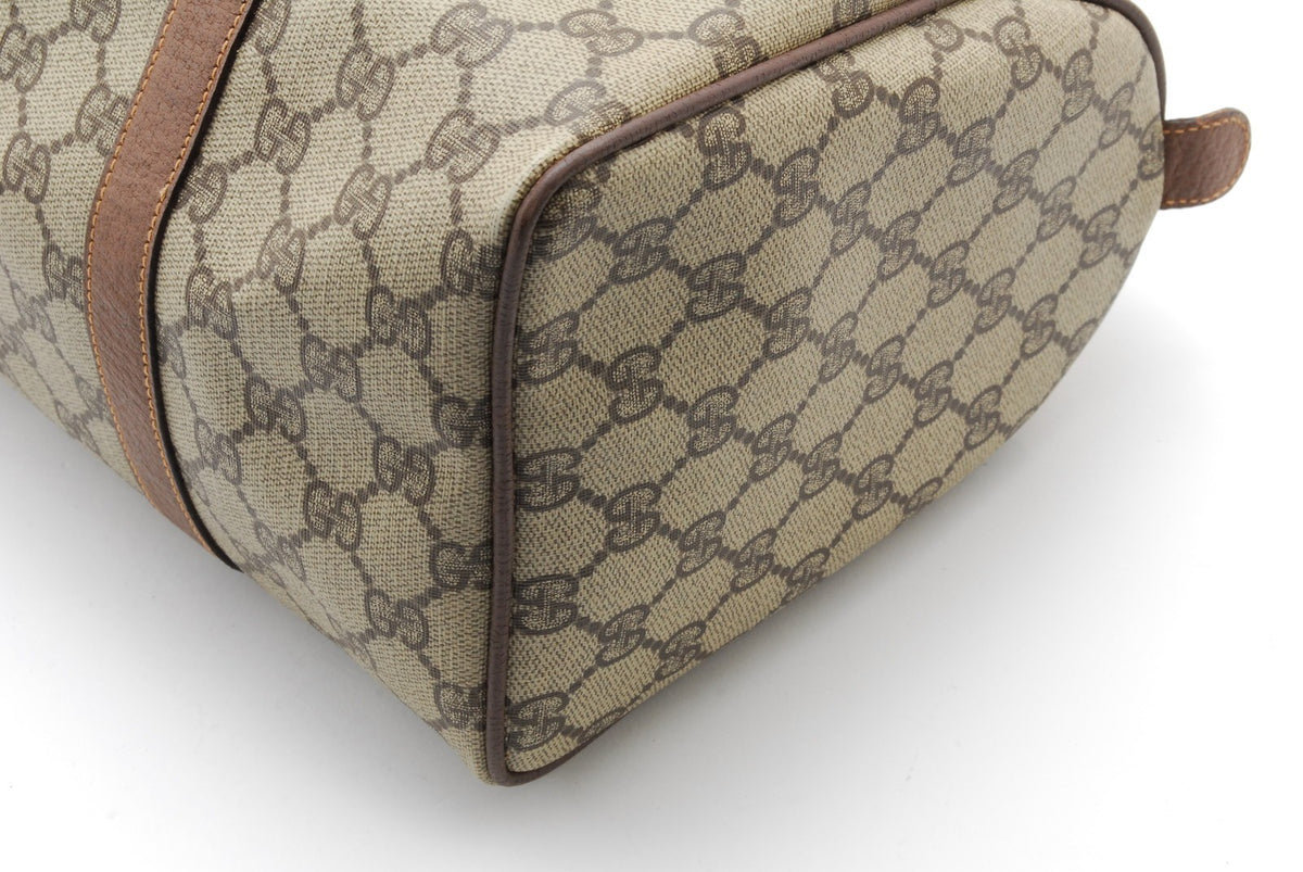 Gucci GG Supreme Shoulder Bag - Beige Brown, Canvas Leather