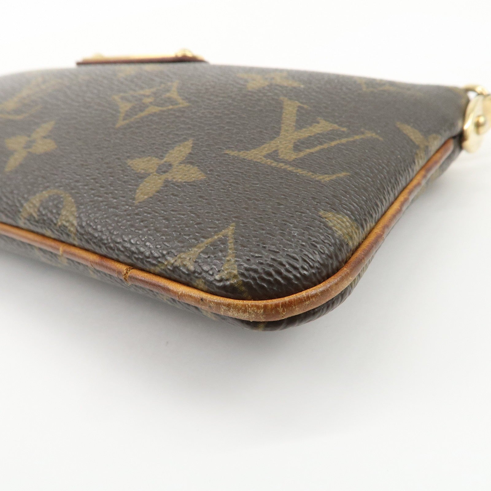 Louis Vuitton Pochette Hand Bag Pouch - Brown, Canvas