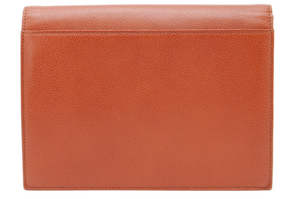 Saint Laurent Vintage Clutch - Brown, Leather 