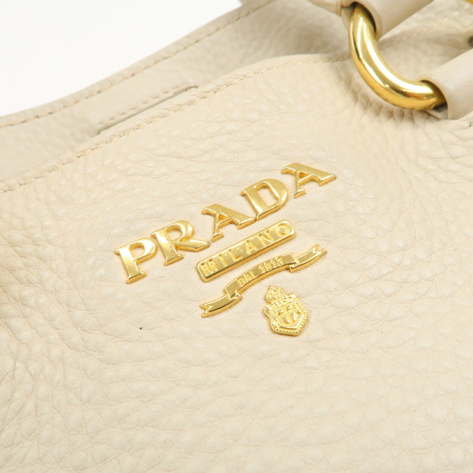 Prada 2Way Bag Hand Bag - Ivory, Leather