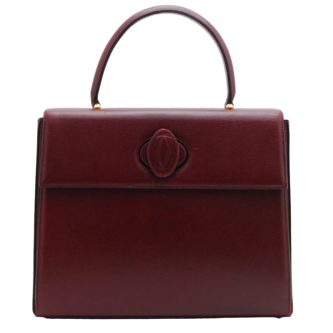 Cartier Must de Cartier Hand Bag - Bordeaux, Leather