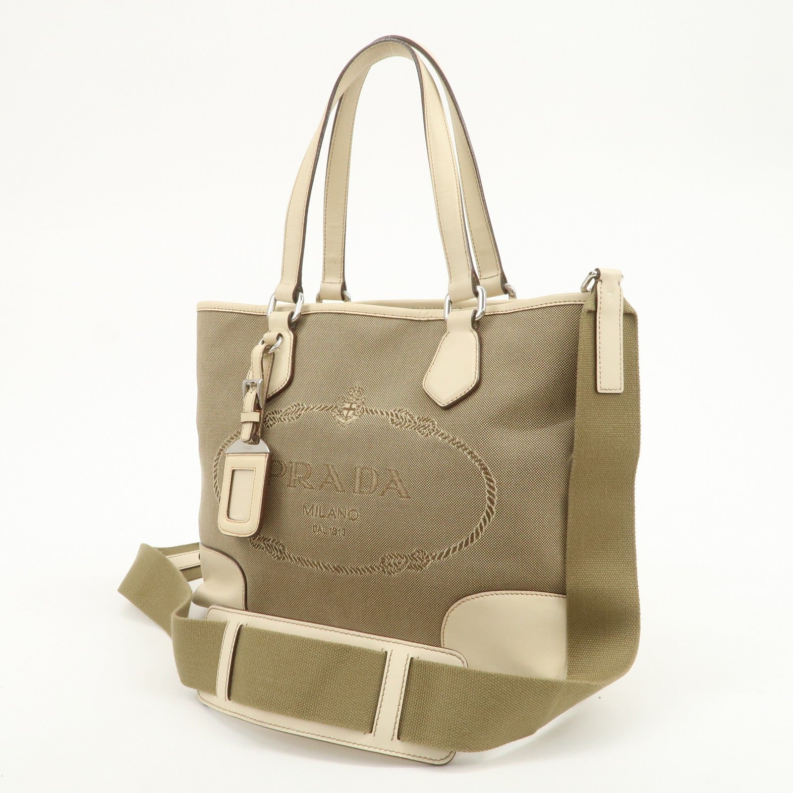 Prada Shoulder Bag - Beige, Leather