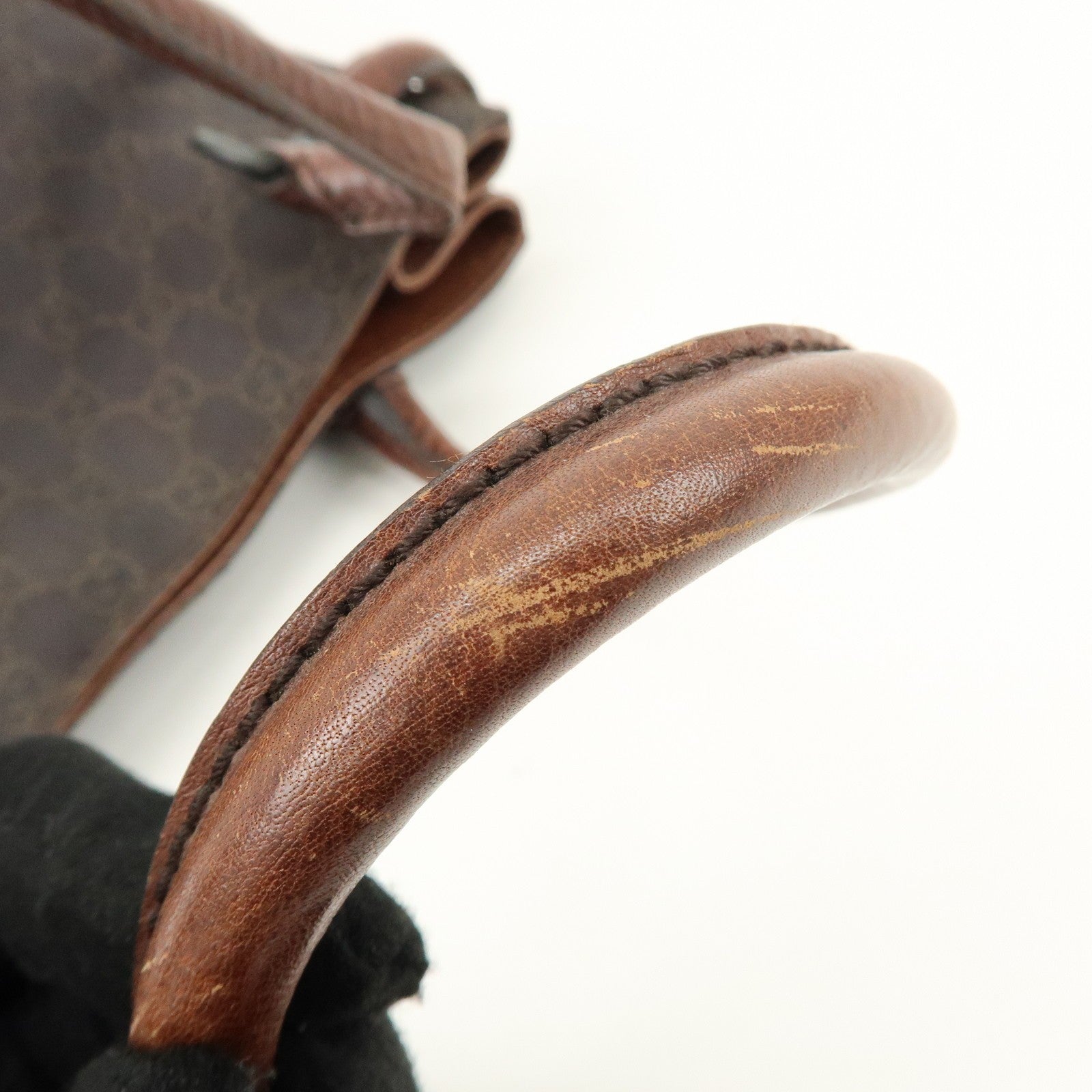 Gucci Denim Tote Bag - Brown, GG Canvas, Leather