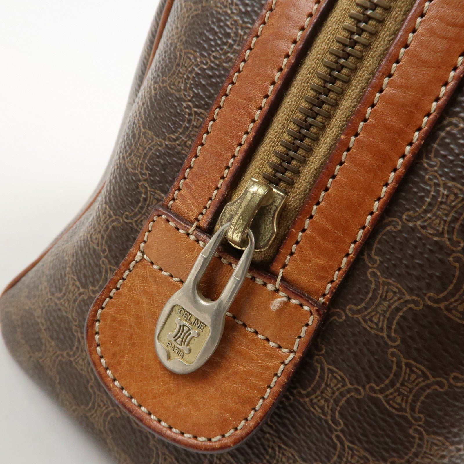Celine Boston Bag - Brown, PVC