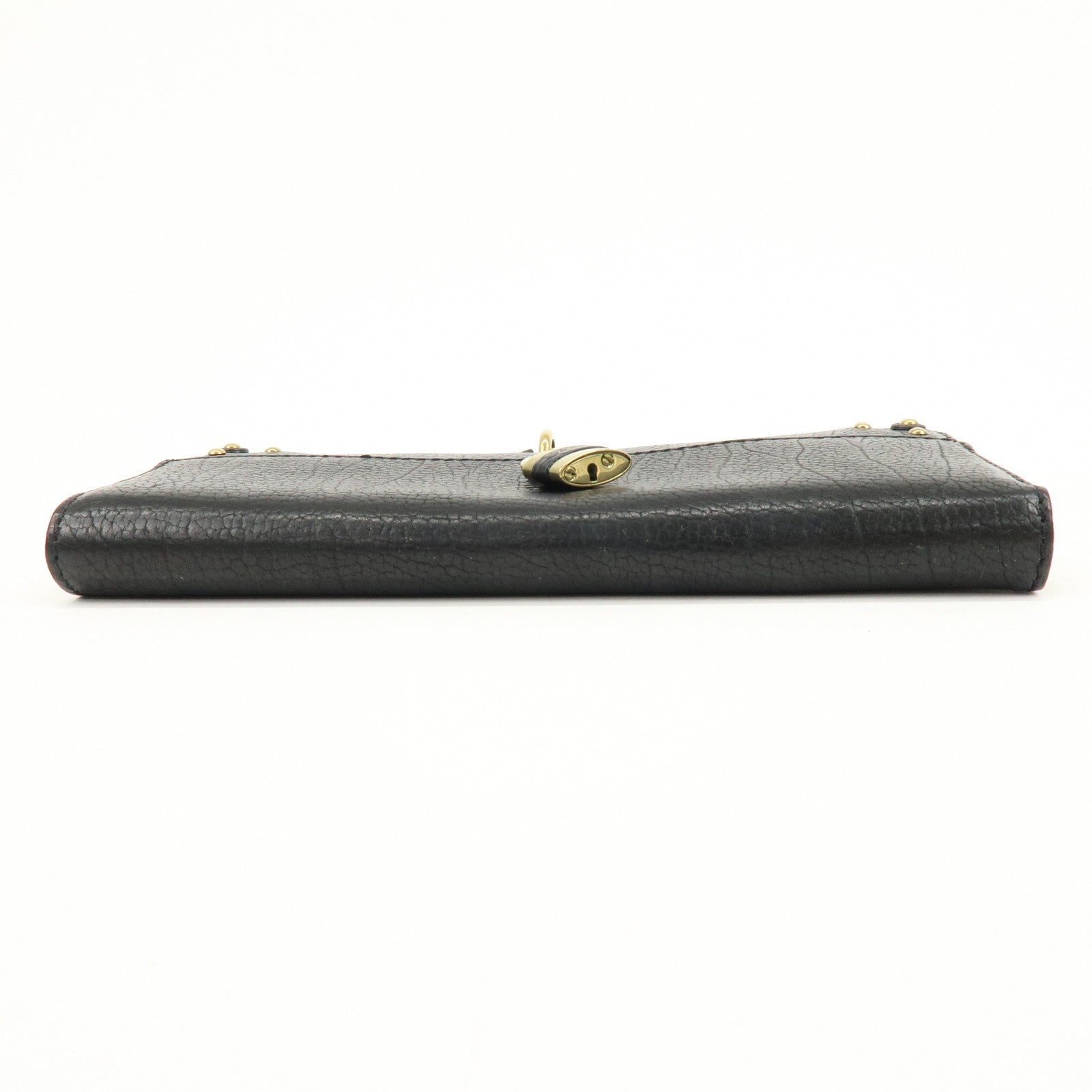 Chloe Aurora Studs Wallet - Black, Leather