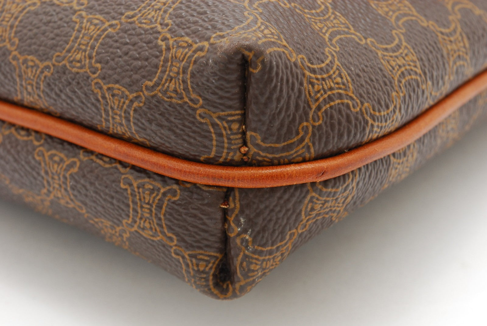 Celine Macadam Clutch - Brown, Leather and PVC 
