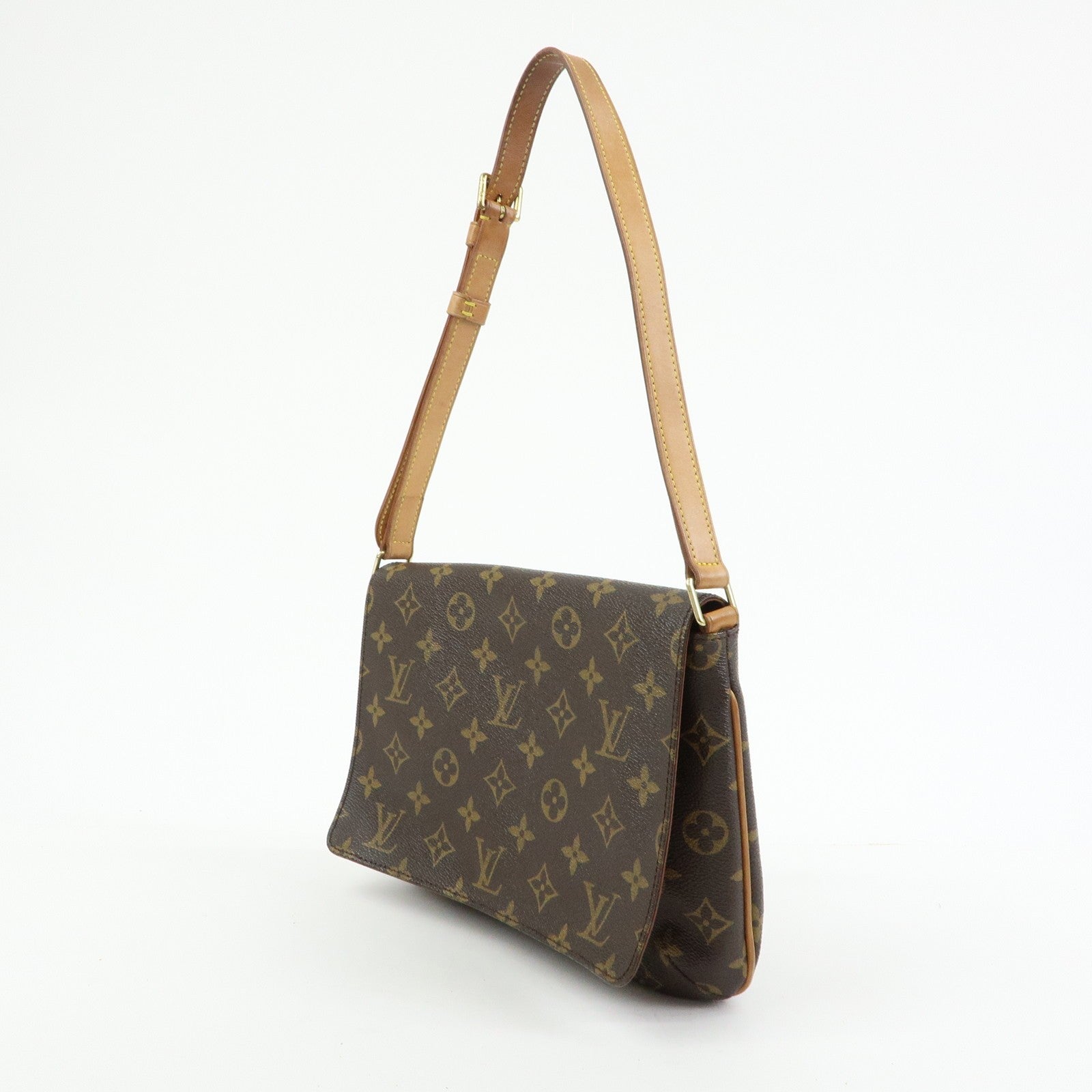 Louis Vuitton Monogram Musette Tango Short Shoulder Bag - Brown, Monogram Canvas