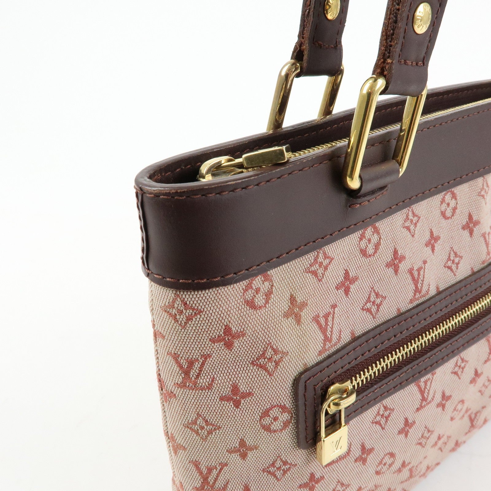 Louis Vuitton Monogram Mini Lucille PM Hand Bag - Cerise, Monogram Canvas 