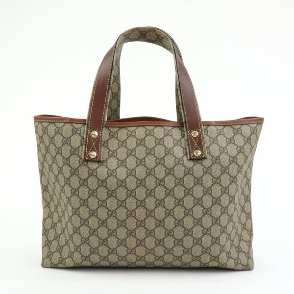 Gucci Tote Bag - Brown, GG Supreme Leather