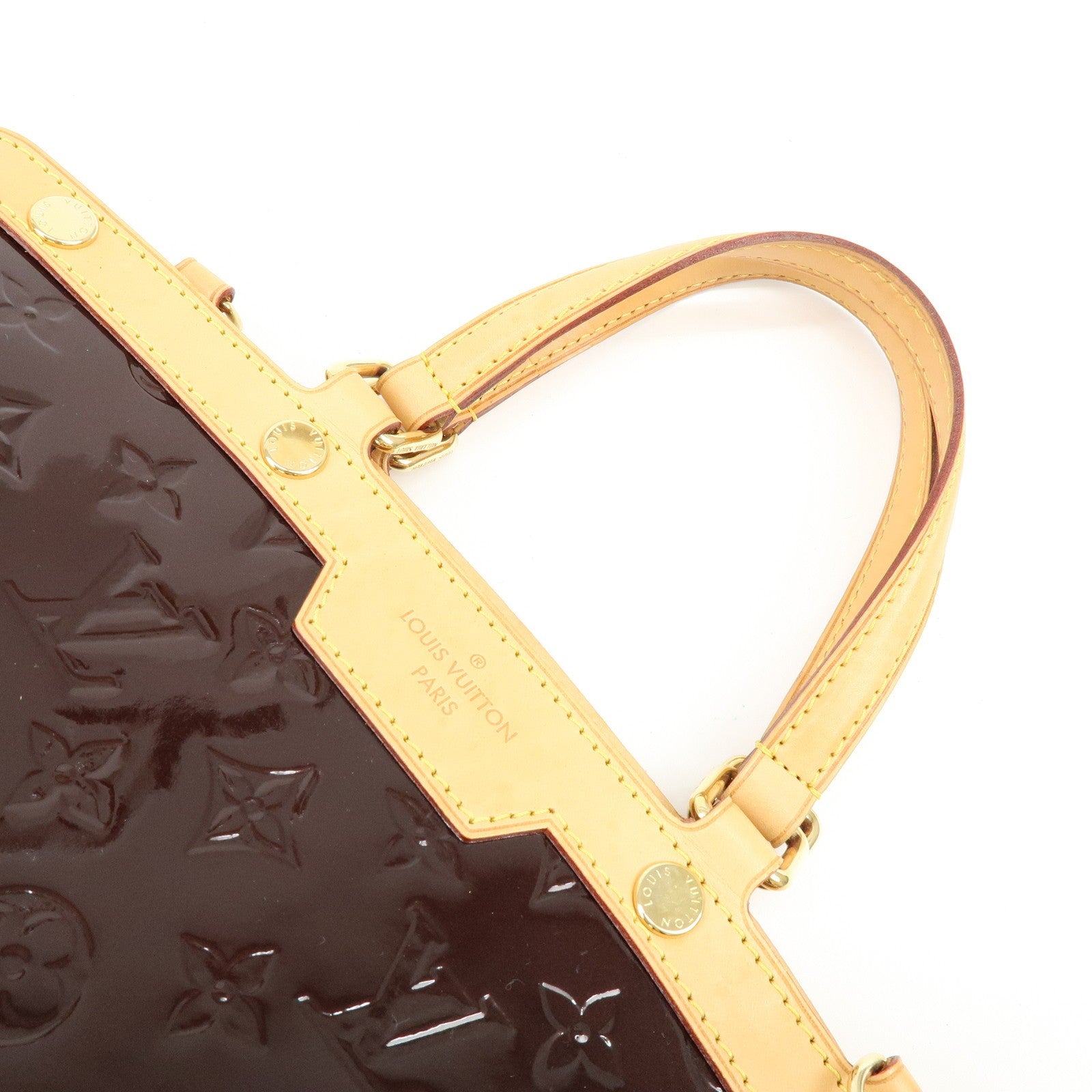 Louis Vuitton Monogram Vernis Brea MM 2Way Shoulder Bag - Amarante, Vernis Leather